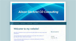 Desktop Screenshot of alisongilchrist.co.uk